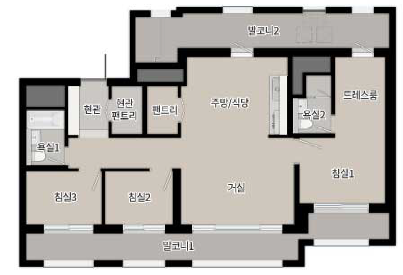84 평면도